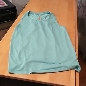 Old Navy, athletic tank top, small, green, back is open or you can tie to secure